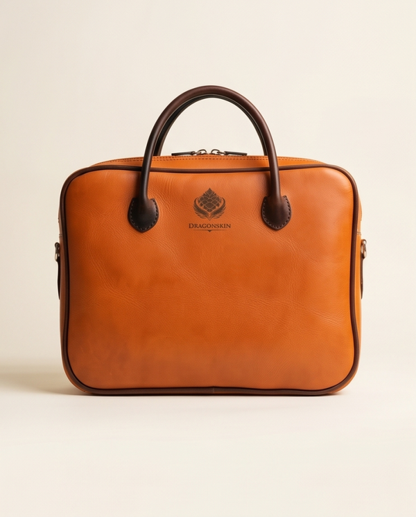 Exklusive Laptoptasche aus Echtleder – Handgefertigt (15 Zoll)