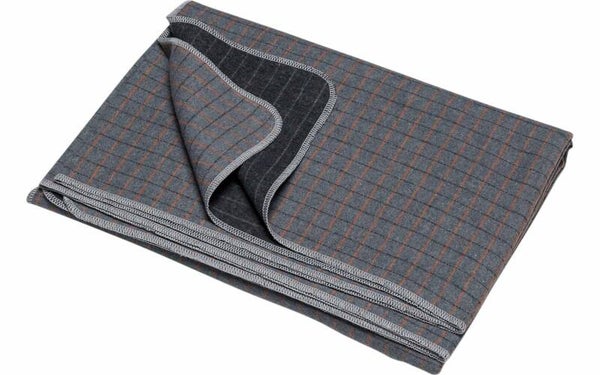 Plaid SILVRETTA flanel katoen ruitjes grey