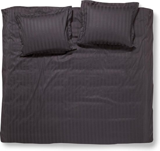 Dekbedovertrek Damai Linea Graphite Katoen Satijn
