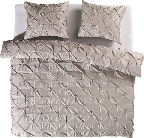 Yellow Dekbedovertrek Nova Glacier Grey katoen Satijn