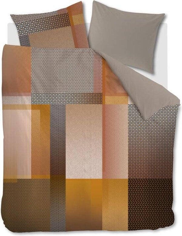 Beddinghouse Dekbedovertrek Glamour Gold katoen satijn