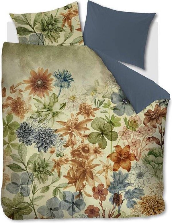 Beddinghouse Dekbedovertrek Florian Green katoen satijn