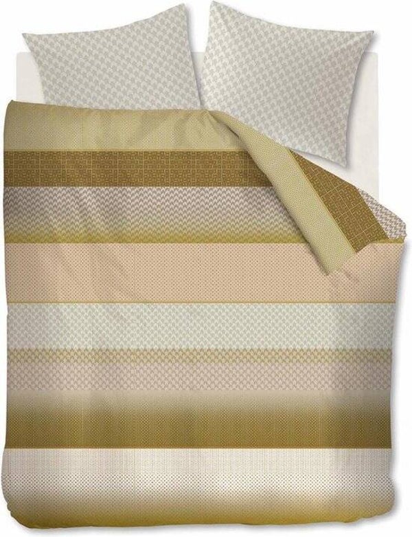 Dekbedovertrek Beddinghouse Erland Yellow Katoen satijn