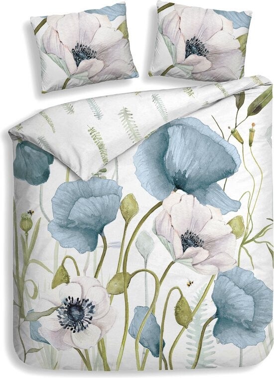 Dekbedovertrek Heckett Lane Ninni Blue Lyocell Satijn
