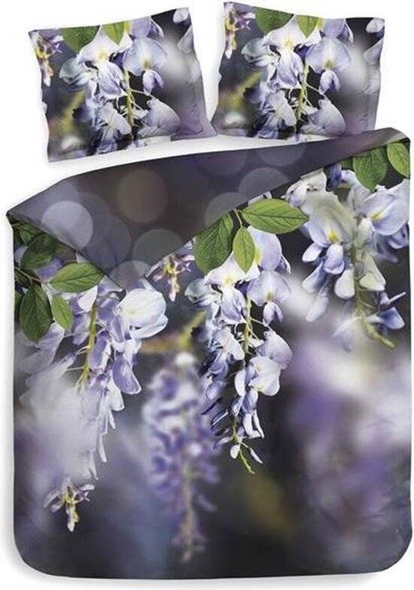 Dekbedovertrek Heckett Lane Yuna Shade Purple Eco-Katoen Satijn