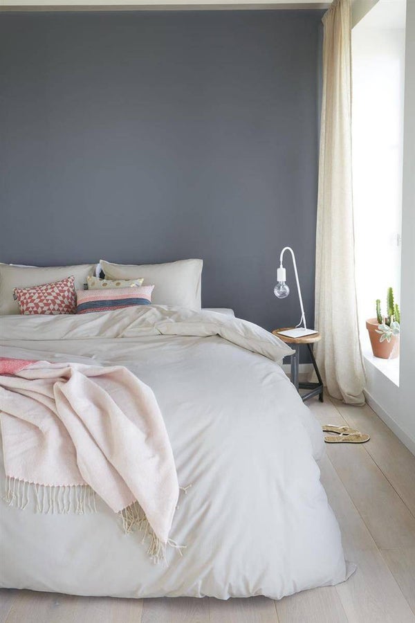 Beddinghouse dekbedovertrek Organic Basic Sand