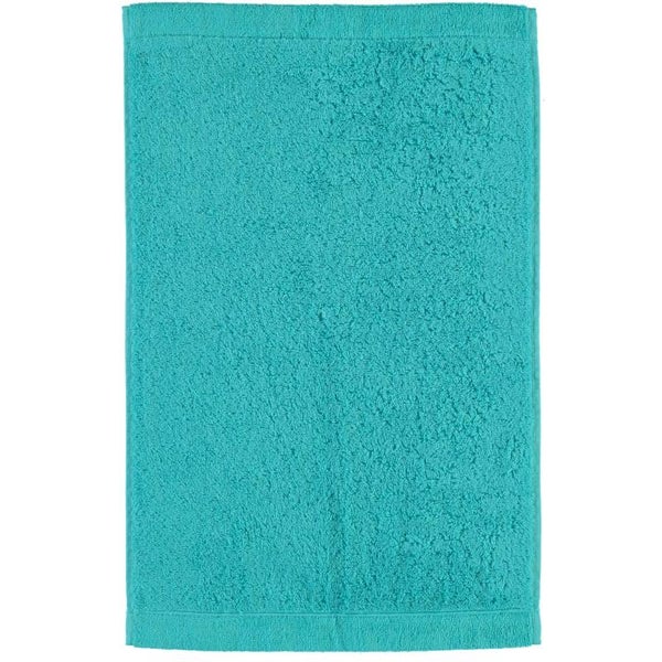 Cawö gastendoekje Lifestyle uni 7007 turquoise 430