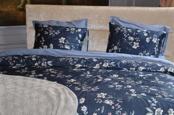 Dommelin dekbedovertrek Gentille percaline blauw