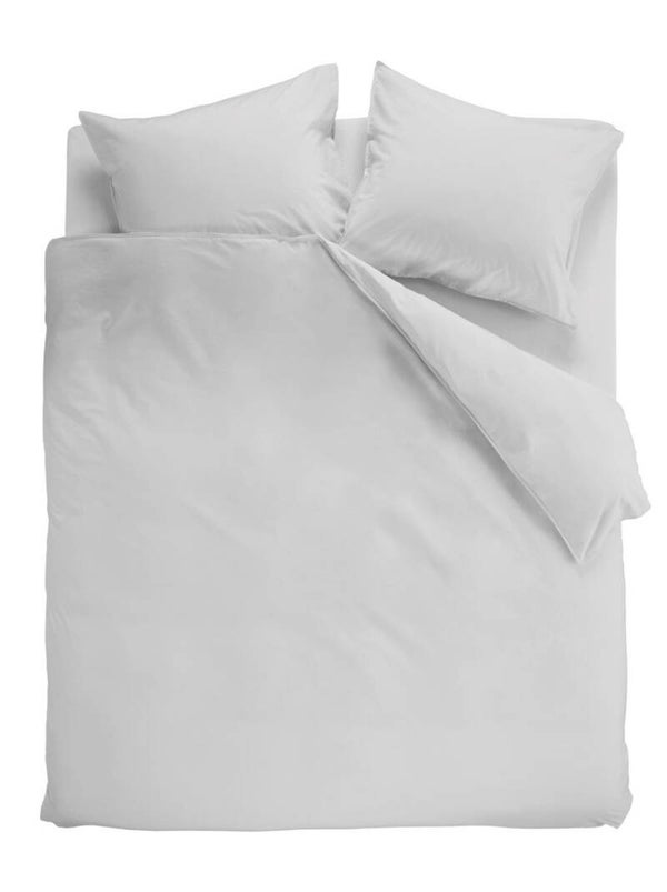 Beddinghouse Dekbedovertrek Organic Basic katoen Light Grey