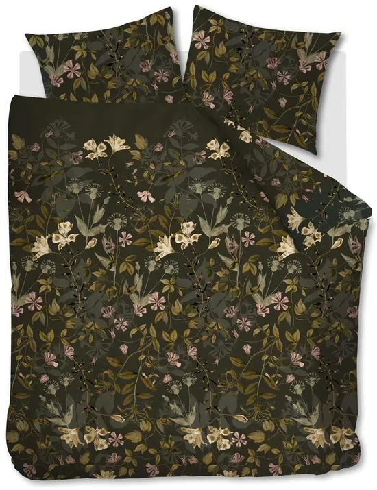 Beddinghouse Dekbedovertrek Serpentine Green katoen Satijn