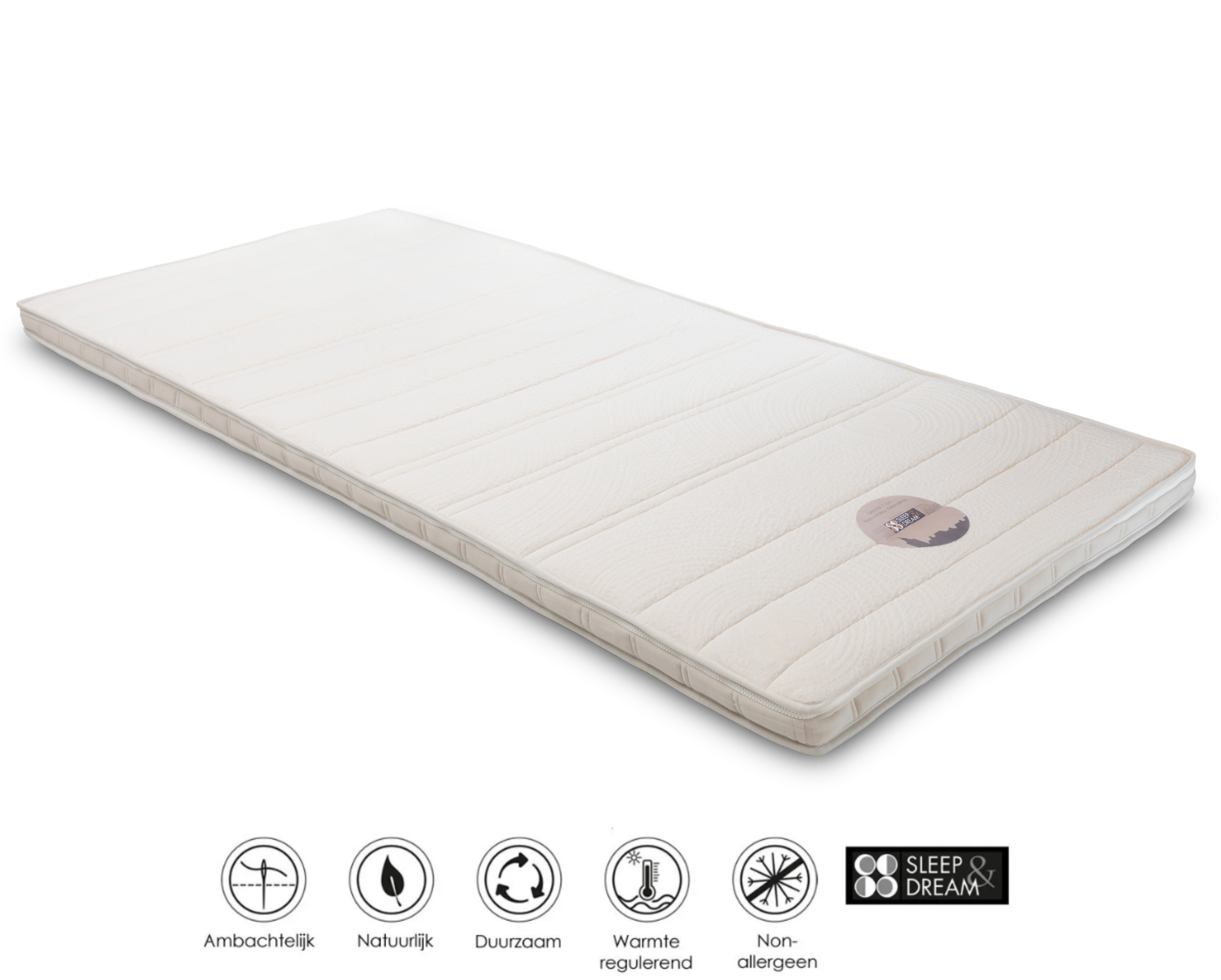 Sleep & Dream topdekmatras Saffier