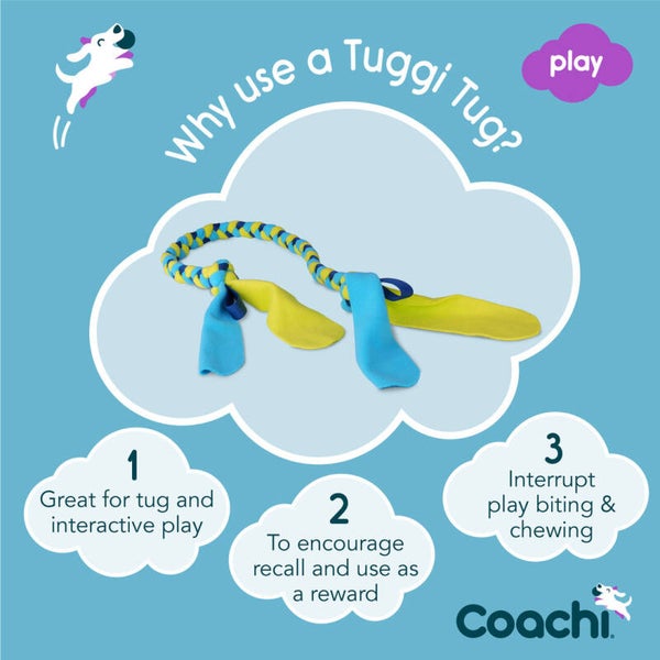 Coachi Tuggi Tug Navy, Lime & Light Blue