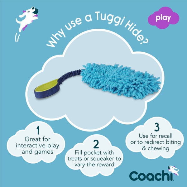 Coachi Tuggi Hide Navy, Lime & Light Blue