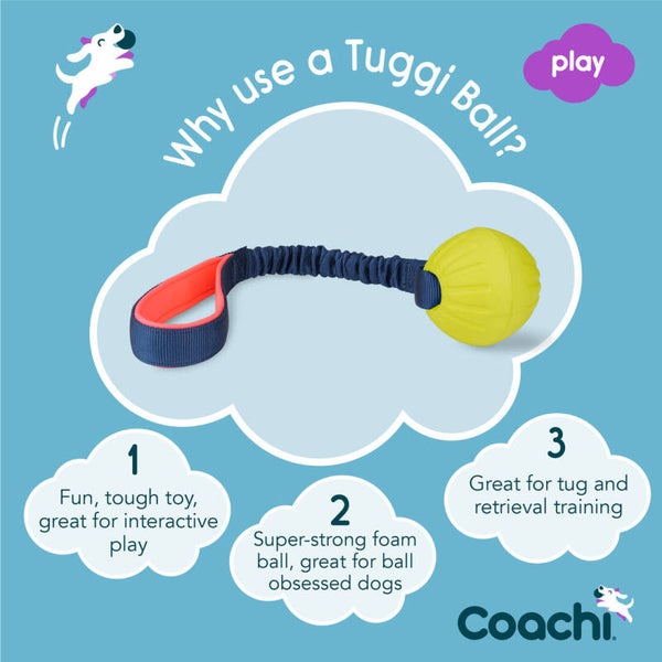 Coachi Tuggi Ball Navy, Coral & Lime