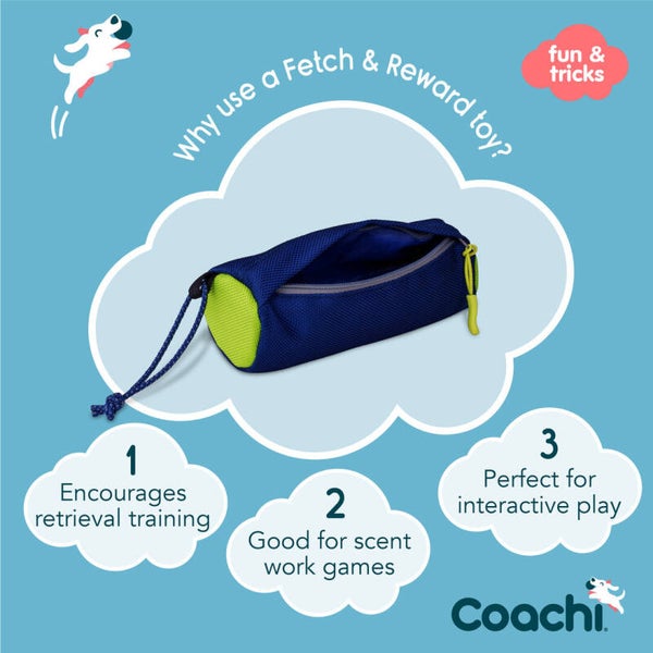 Coachi Fetch & Reward Navy & Lime