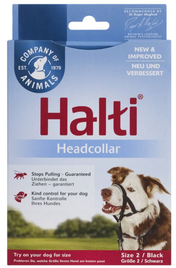 Halti Headcollar/Hoofdtuig Black Size 2
