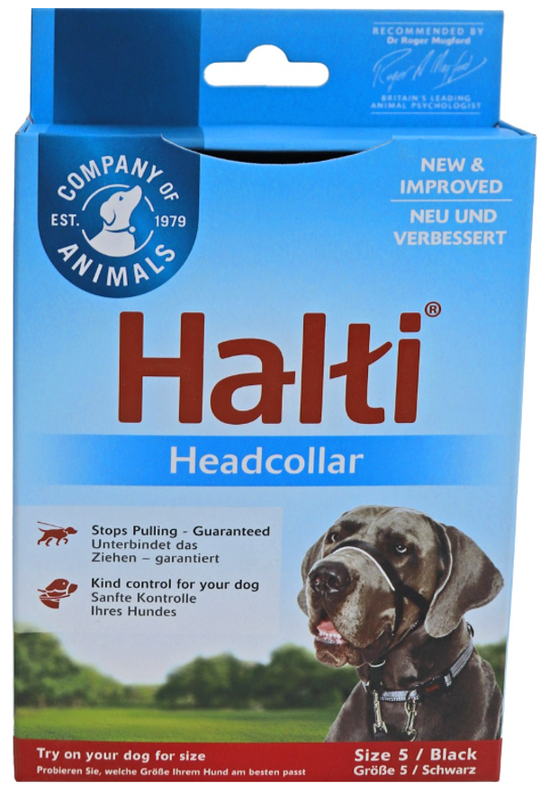 Halti Headcollar/Hoofdtuig Black Size 5