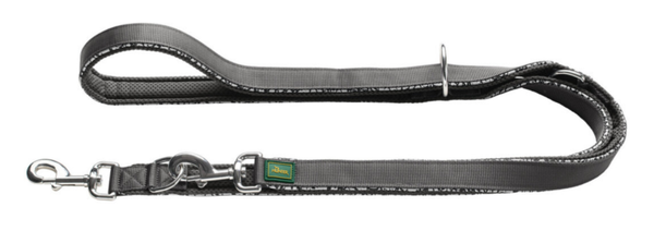 V-Leine Divo Reflect 20/200 Nylon/Polyester zwart/grijs