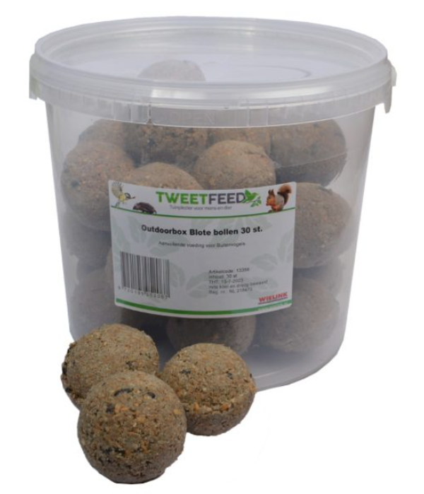 Outdoorbox blote bollen 30st