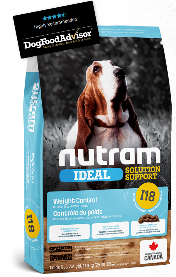 I18 Nutram 11,4 KG Ideal Support Weight Control Dog Food
