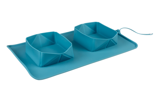 Silicone reiskommen petrol