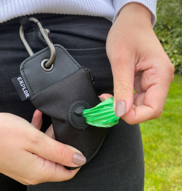 Gear poepzak dispenser zwart