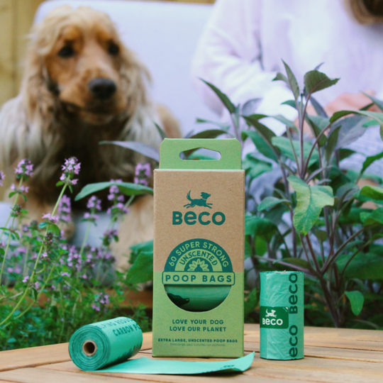 Beco Poop Bags Recycled - Unscented 120 stuks