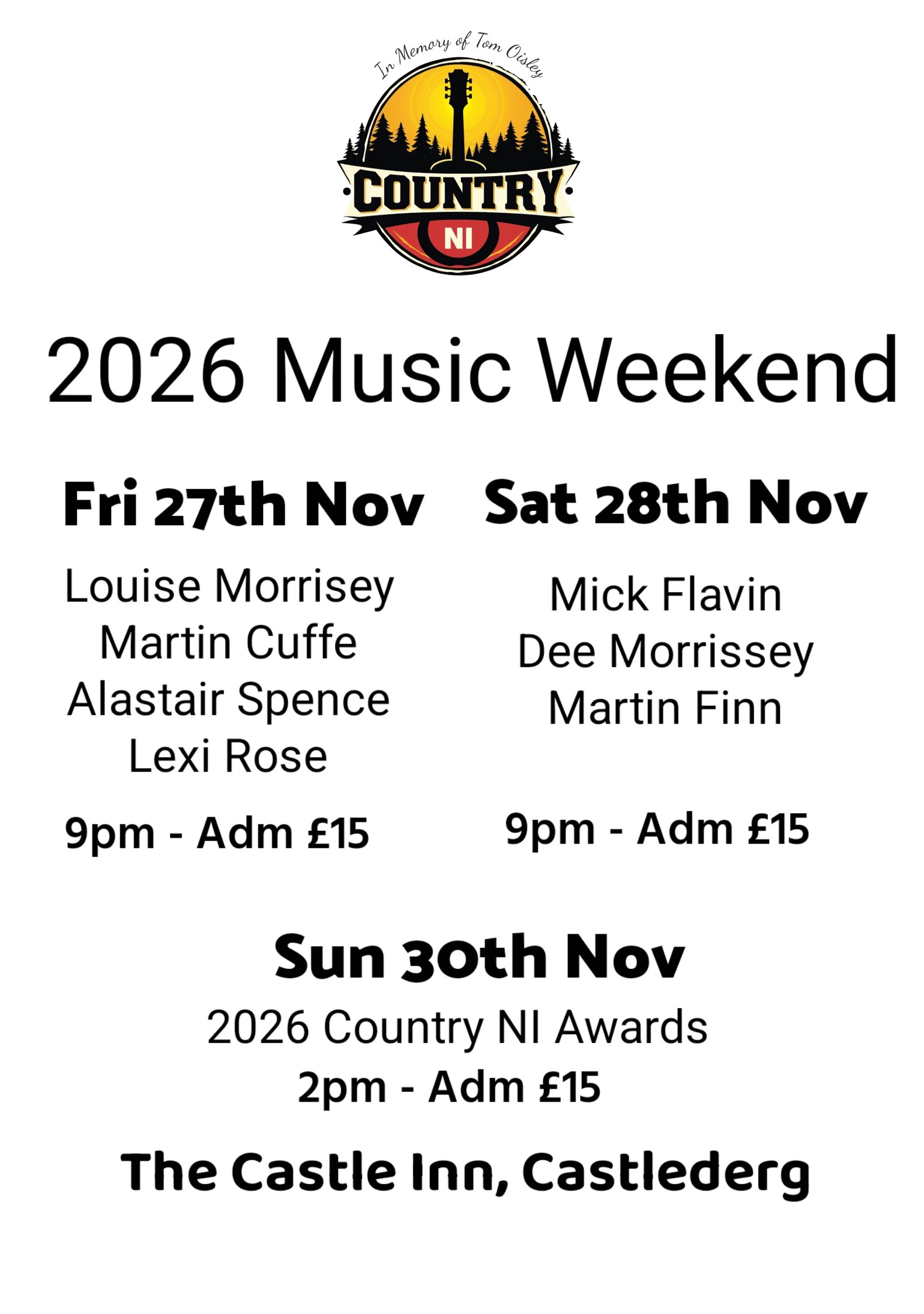 2026 Music Weekend