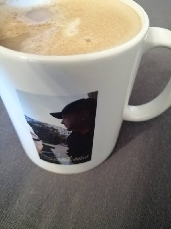 Kaffee Tasse mit Aufdruck