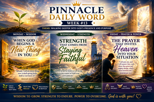 Pinnacle Daily Word — Week #13