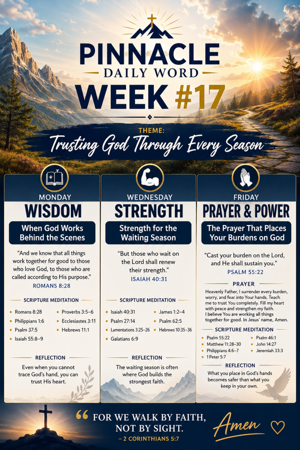 PINNACLE DAILY WORD - WEEK #17