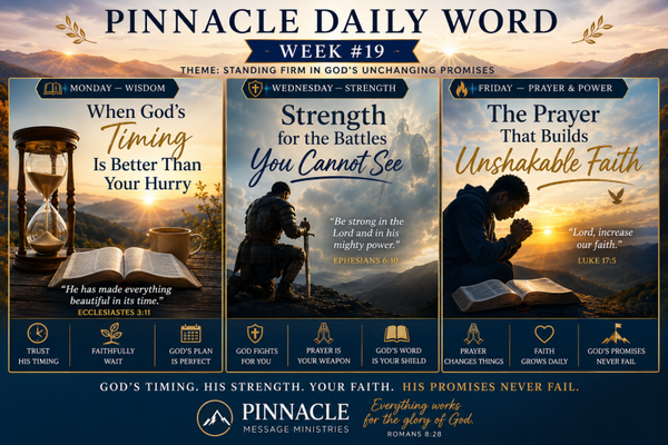 PINNACLE DAILY WORD — WEEK #19
