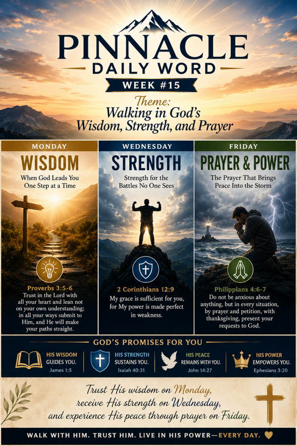PINNACLE DAILY WORD — WEEK #15