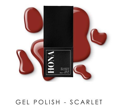 HONA Gel Polish - Scarlet