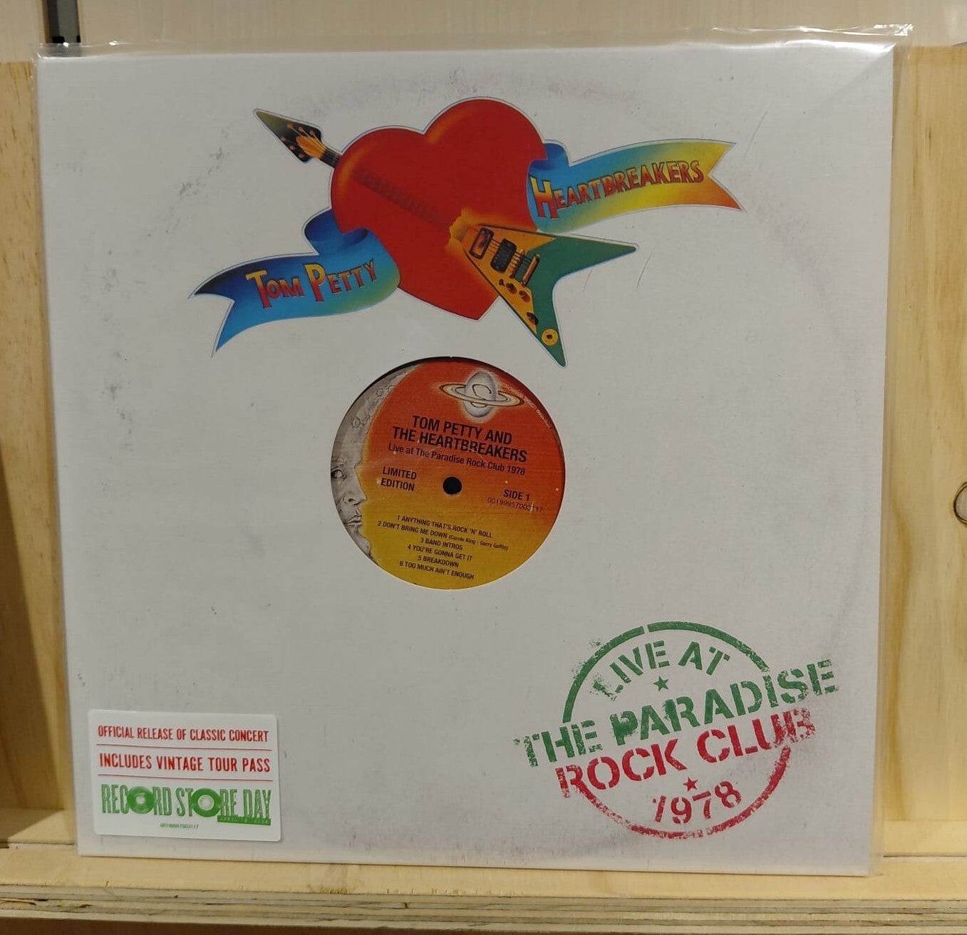 RSD Tom Petty & The Heartbreakers Liva At Paradise Club 1978
