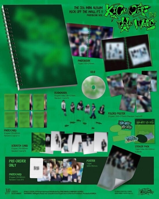 [PRE-ORDER] Kickflip - Kick Off The Wall Pt. 1 (Random Photobook) CD