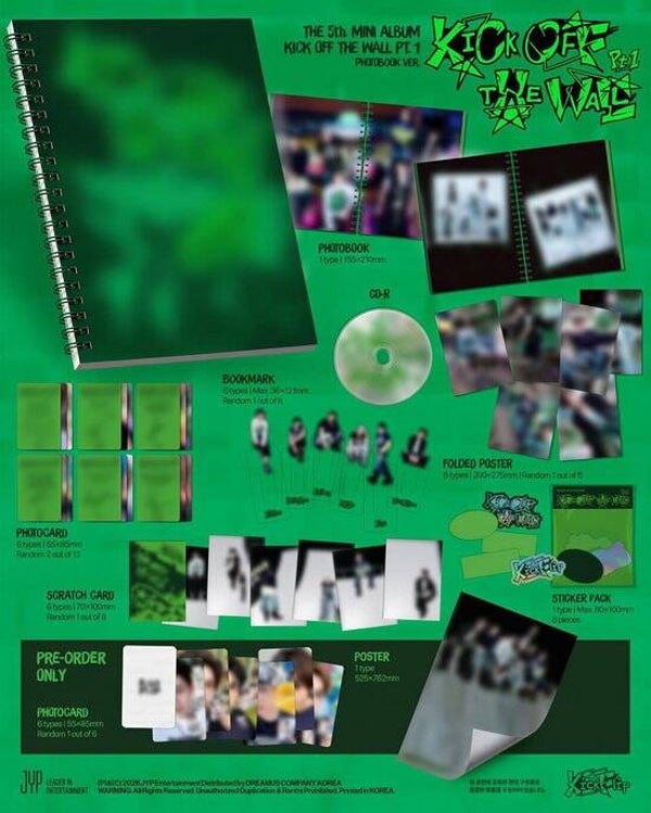 [PRE-ORDER] Kickflip - Kick Off The Wall Pt. 1 (Random Photobook) CD