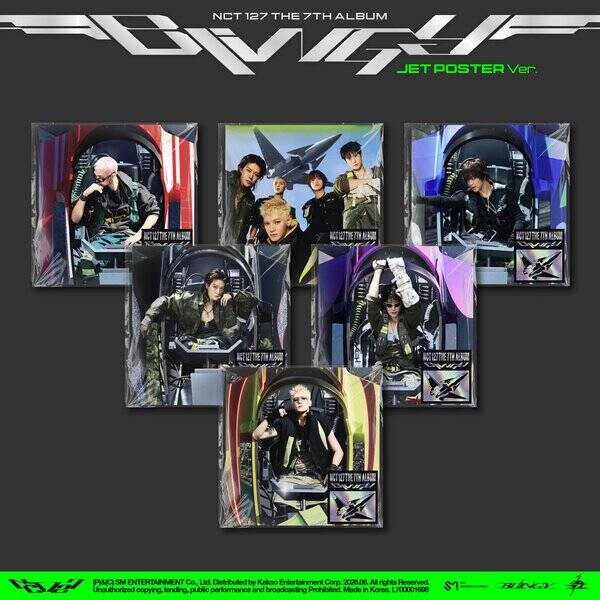 NCT 127 – The 7th Album [BLINGY] (JET Poster Ver.) Random