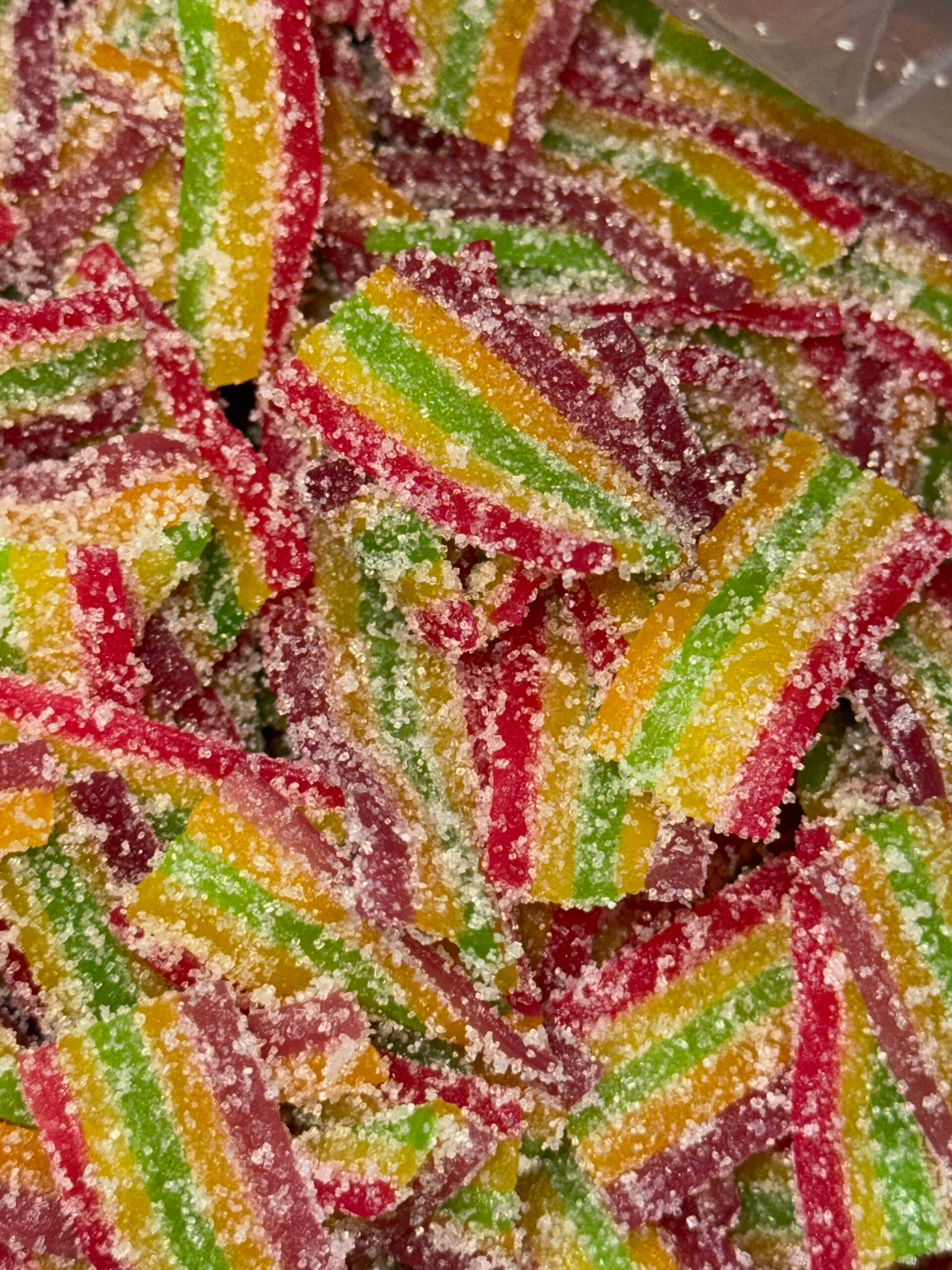 Sour Mini rainbow belt bites (HALAL)