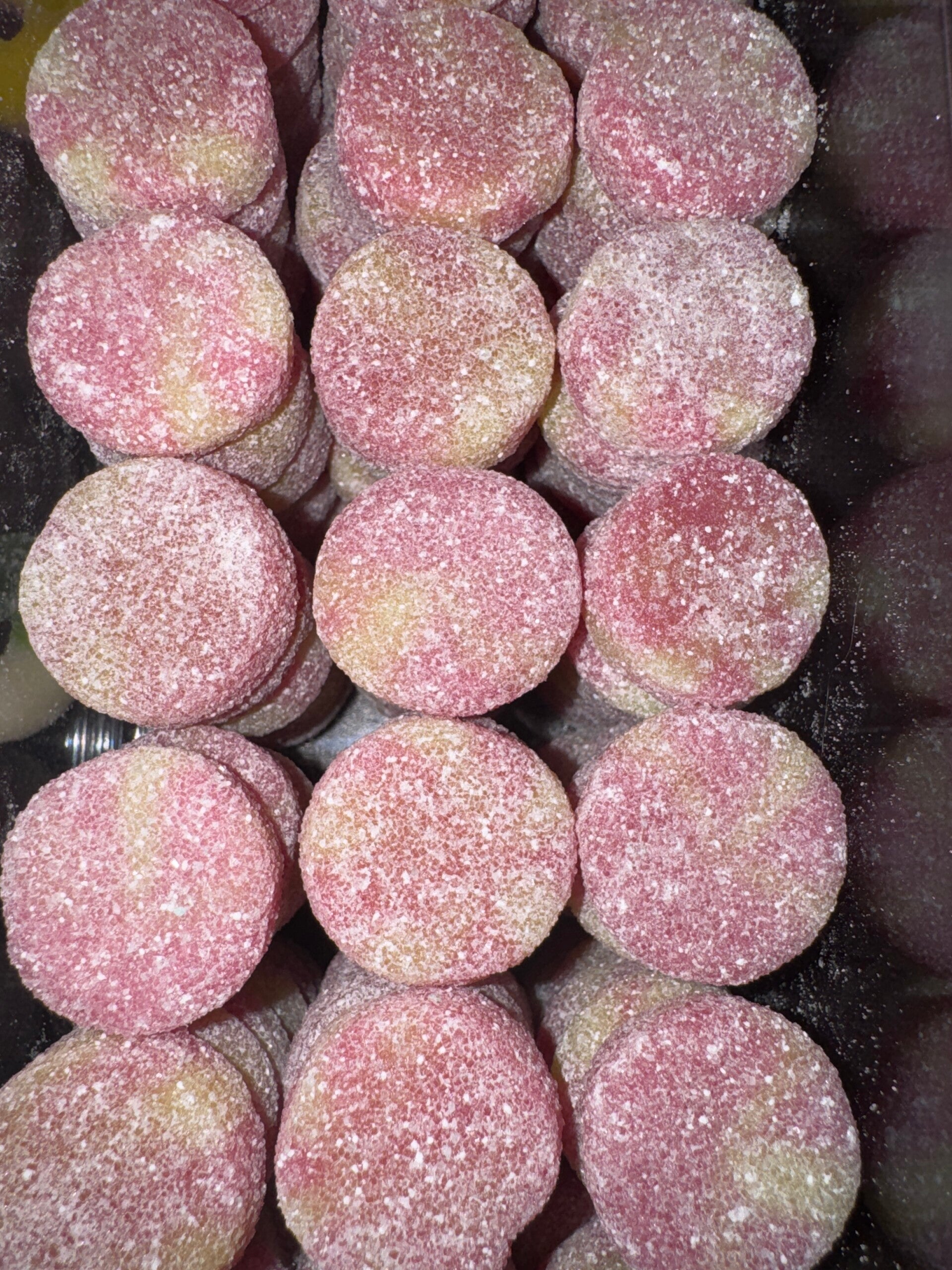 Sour watermelon and lime bites