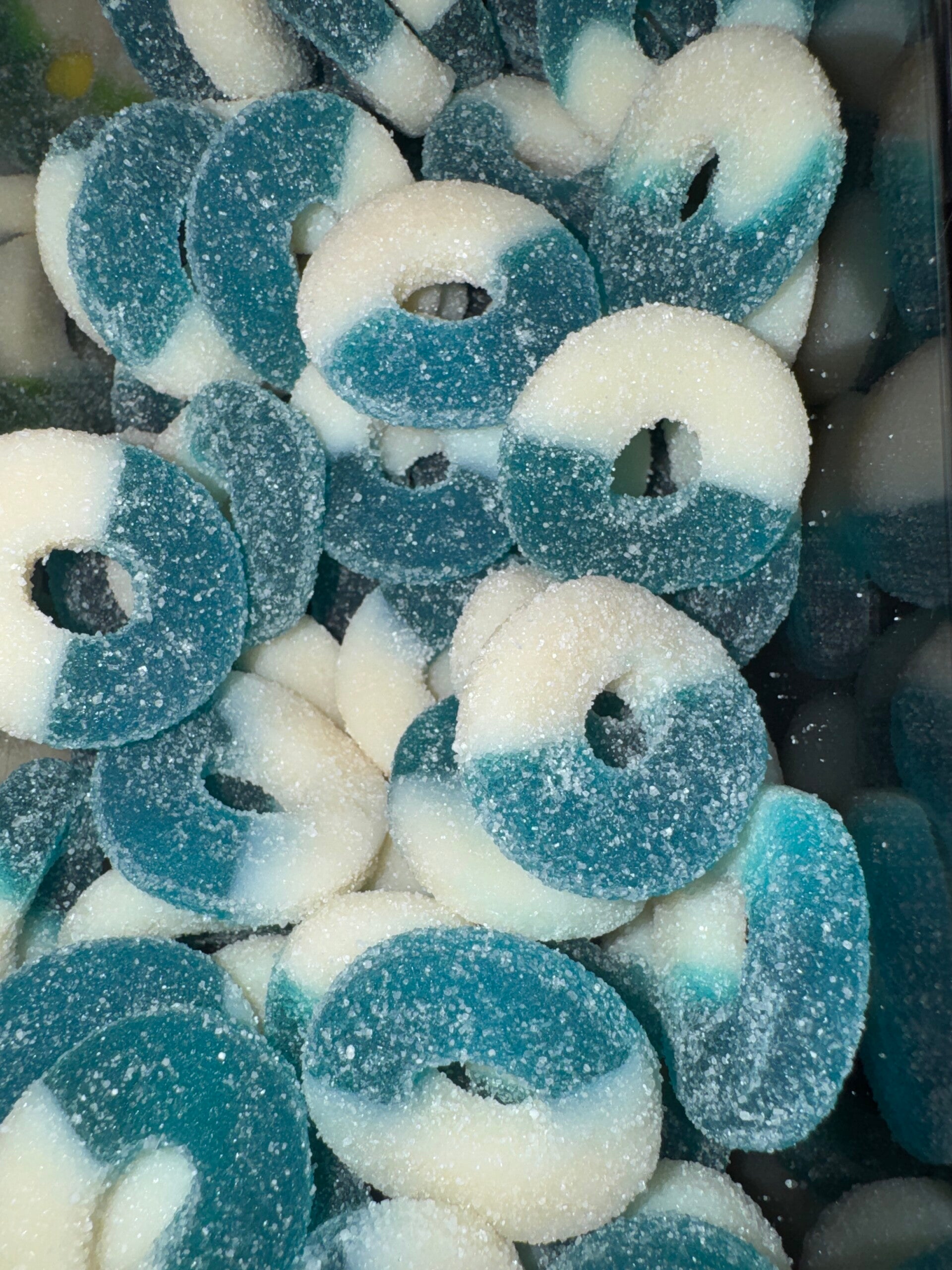 Blue raspberry rings