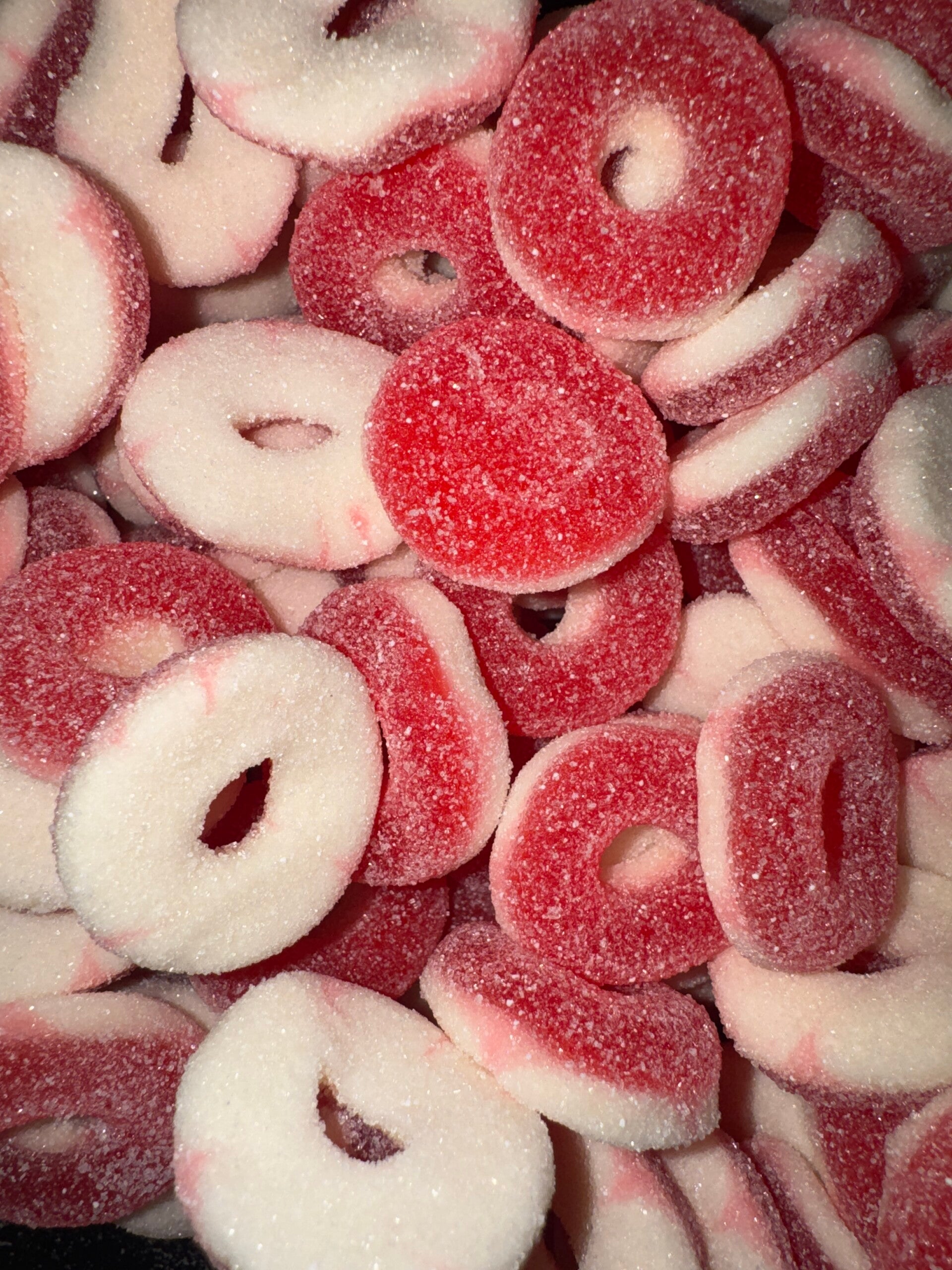 Whipped cream cherry rings (HALAL)