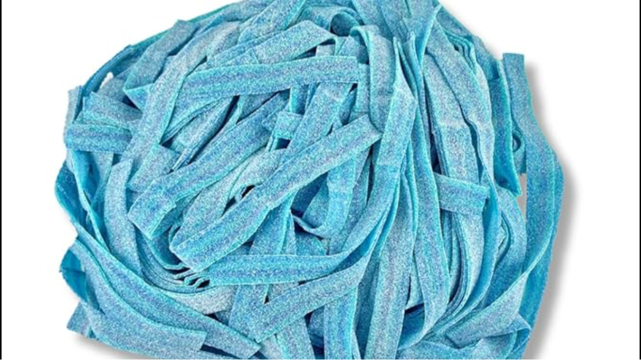 Berry/blue raspberry belts  45 grams