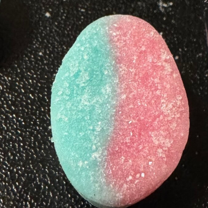 Blueberry raspberry oval.  Mini.           (Halal) ( vegan ) (gluten free )