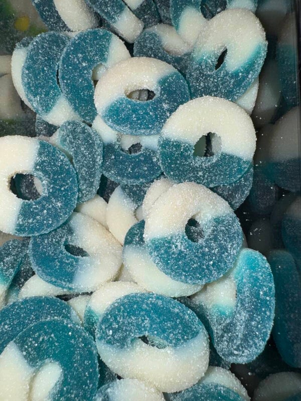 Blue raspberry rings