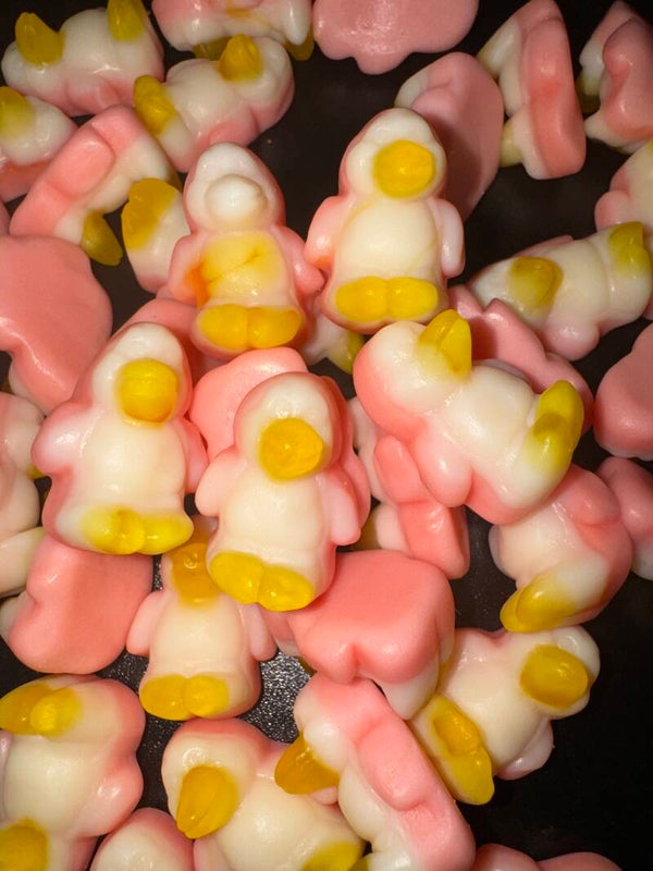 Strawberry penguins pink