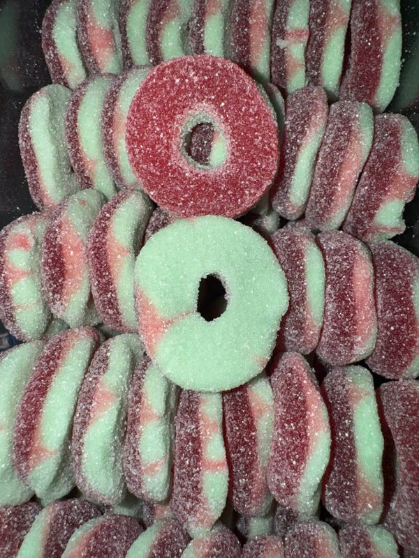 Strawberry / lime rings