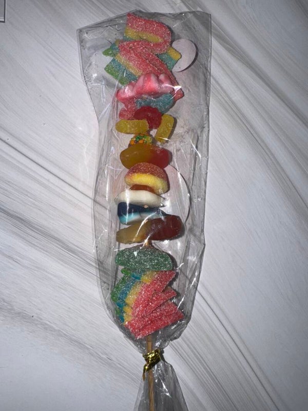 Mixed candy lollipop
