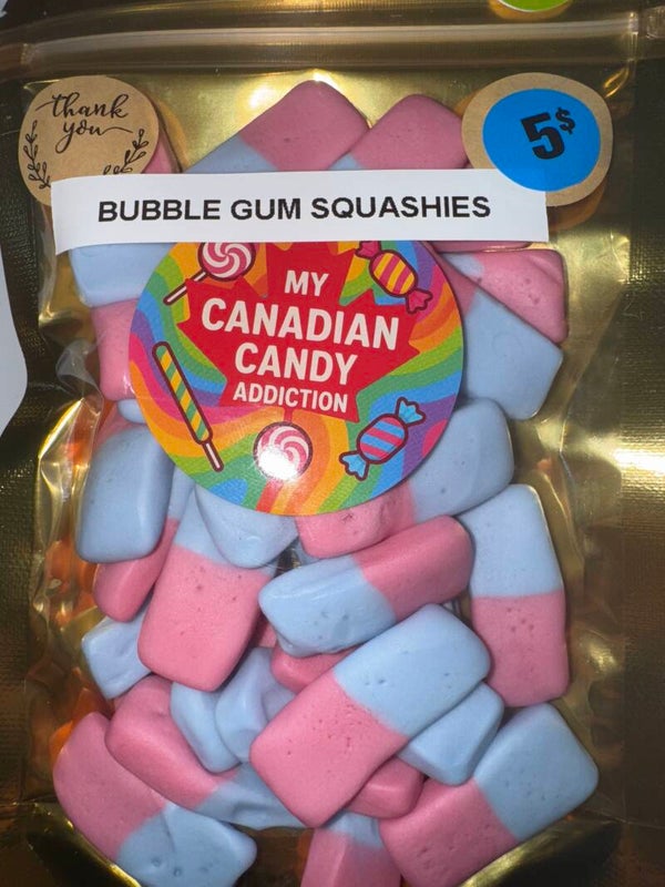 Squashies bubble gum