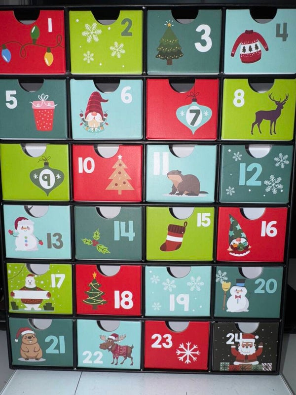 advent calendar (not filled yet ) filled upon request